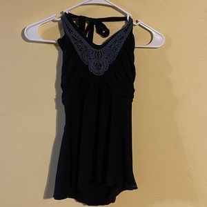 y2k lacy tied tank top